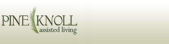 Image of the Pine Knoll Assisted Living logo.