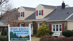 Image of the Pine Knoll Assisted Living facility.